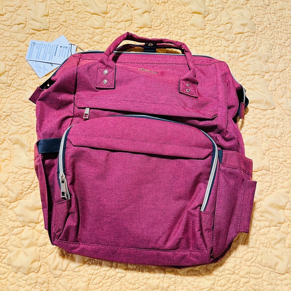 Stylish Magenta Backpack for Women